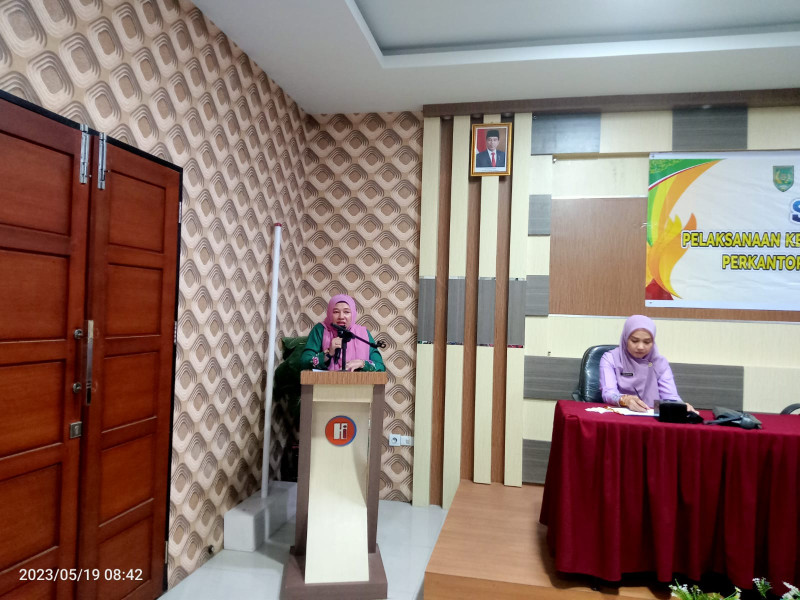 Ciptakan Kantor Sehat, Aman dan Nyaman, Dinkes Inhil Sosialisasi K3 bagi OPD, BUMN dan BUMD