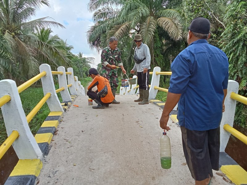 Koramil 07/Reteh Berkontribusi dalam Pembangunan Desa melalui Program TMMD ke-123 Kodim 0314/Inhil