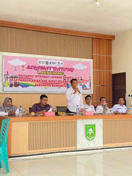 Kadis PMD Hadiri Peresmian Posyandu ILP Desa Pangkalan Batang Barat