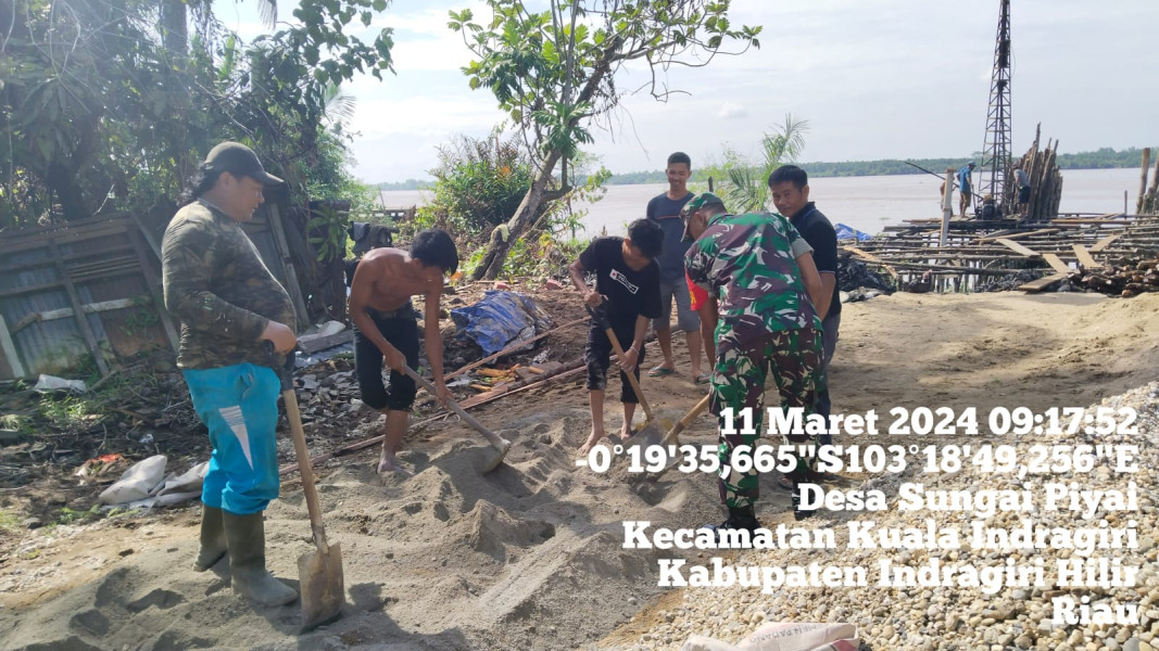 Upaya Deteksi Dini, Babinsa Koramil 04/Kuindra Pantai Perkembangan Situasi di Binaan