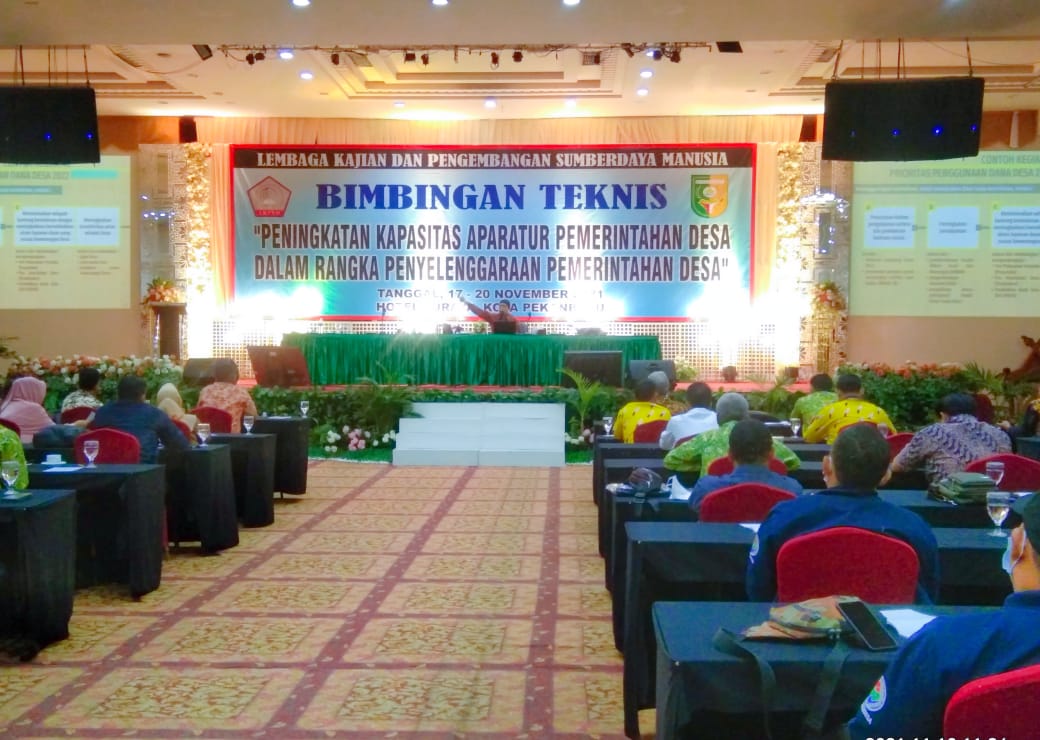 Ratusan Apdes Sekabupaten Kuansing Ikuti Bimtek 