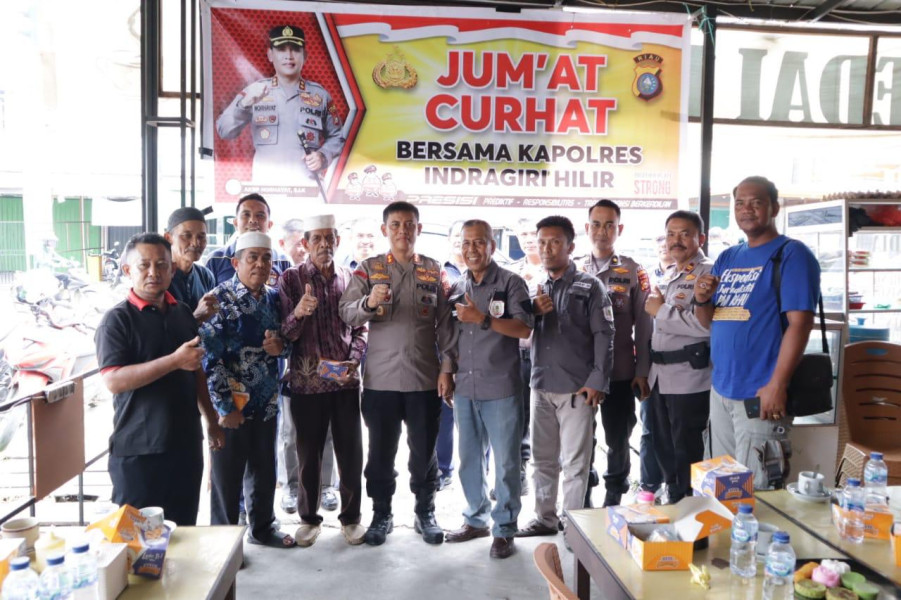 Lewat Jumat Curhat, Masyarakat Keluhkan Kemacetan di Depan Puskesmas Tembilahan Hulu