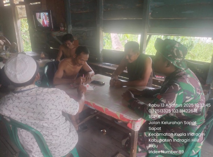 Babinsa Koramil 04/KDR Berkomitmen untuk Meningkatkan Kepedulian Masyarakat