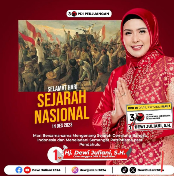 Hari Sejarah Nasional Dewi Juliani Ajak Generasi Ingat Sejarah Panjang Indonesia
