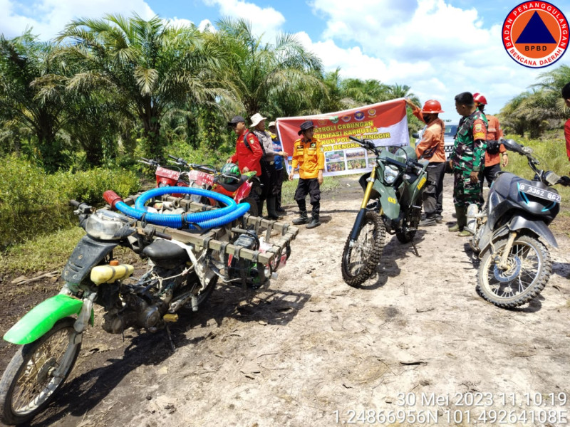 Cegah Kebakaran, BPBD Bersama Satgas Karhutla Lakukan Patroli