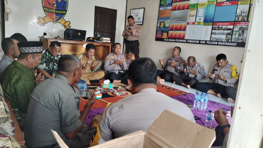 Bhabinsa 05/Gas Serma Tota Simbolon Ucapkan Selamat Hut Bhayangkara Ke-77