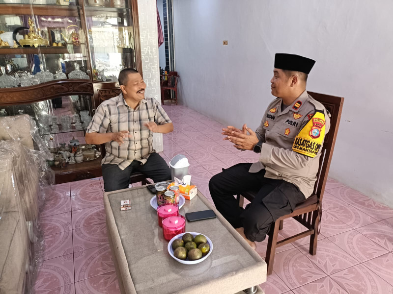 Cooling System Polsek Gas Sambang Tokoh Masyarakat Dengan Penuh Santun