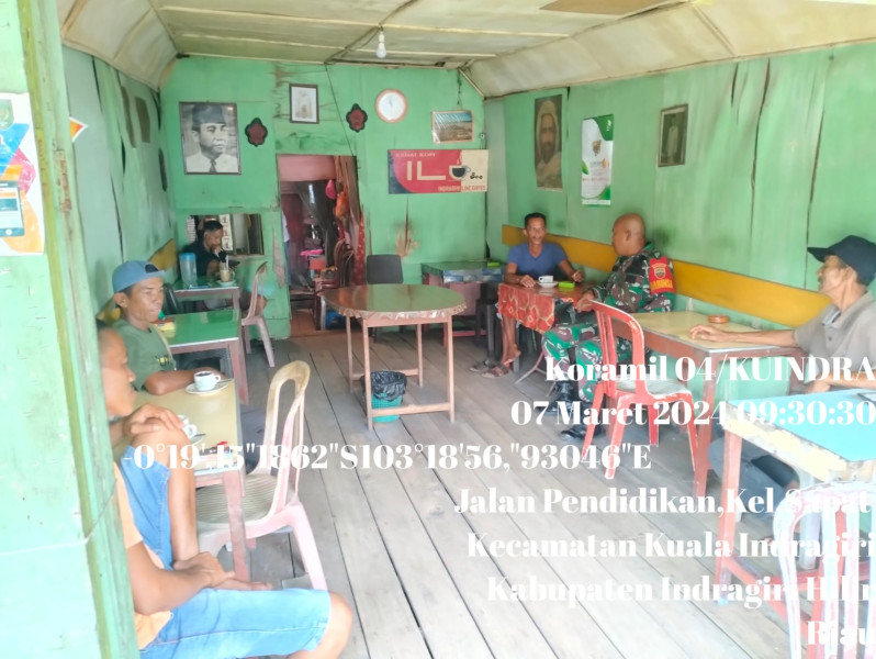 Jaga Keamanan dan Ketertiban Lingkungan, Babinsa Koramil 04/Kuindra Ciptakan Masyarakat Madani di Binaan