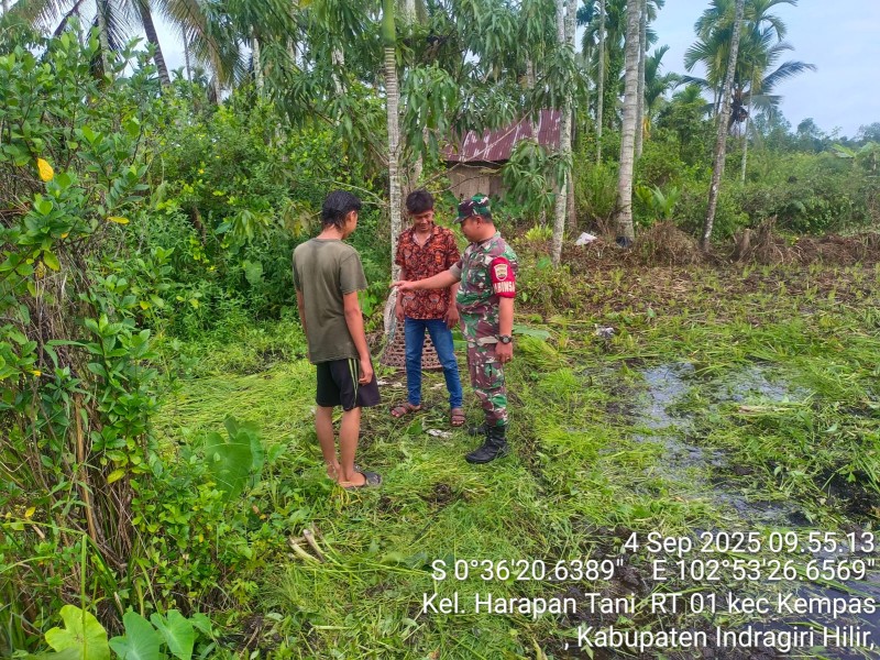 Serka N. Sipayung Pimpin Patroli Karhutla: Sinergi TNI-Masyarakat Jaga Kempas Bebas Api