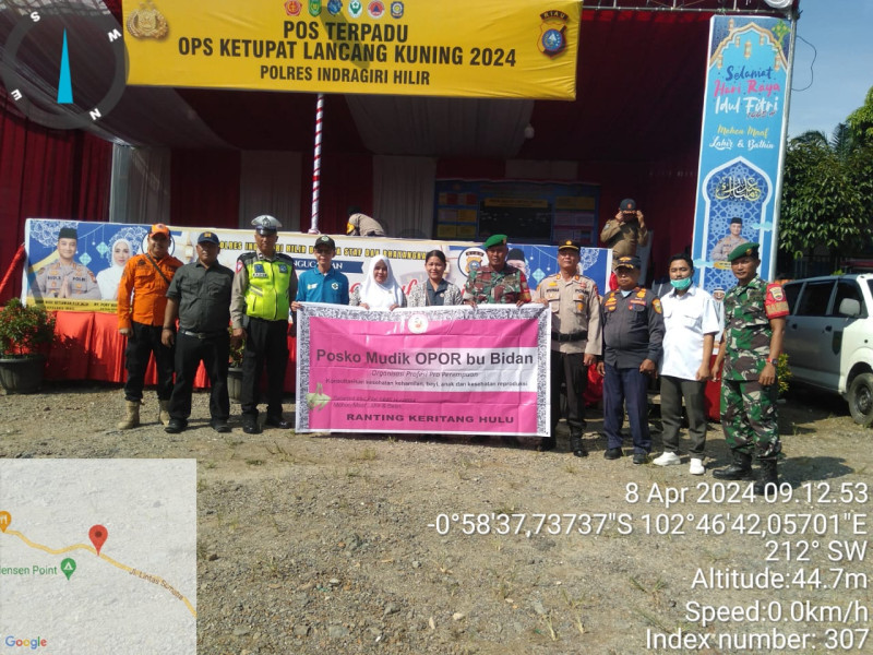 Danramil 09/Kmg Tertibkan Arus Lalu Lintas Selama Mudik Lebaran