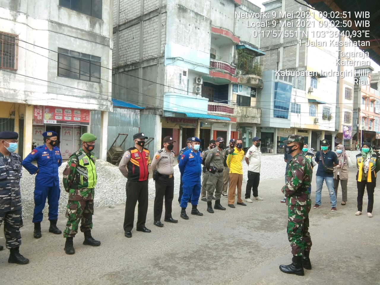 Danramil 06/Kateman Sampaikan Ini Saat Pimpin Apel Kesiapsiagaan Larangan Mudik