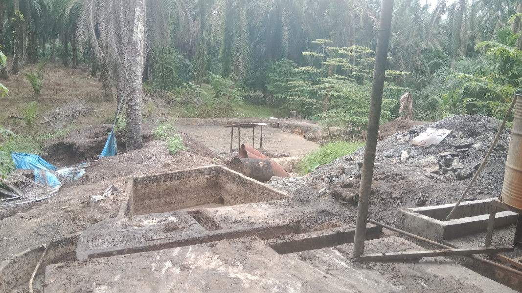 Tanpa mengantongi Izin, PKS Mini di Rohil Bebas Beroperasi