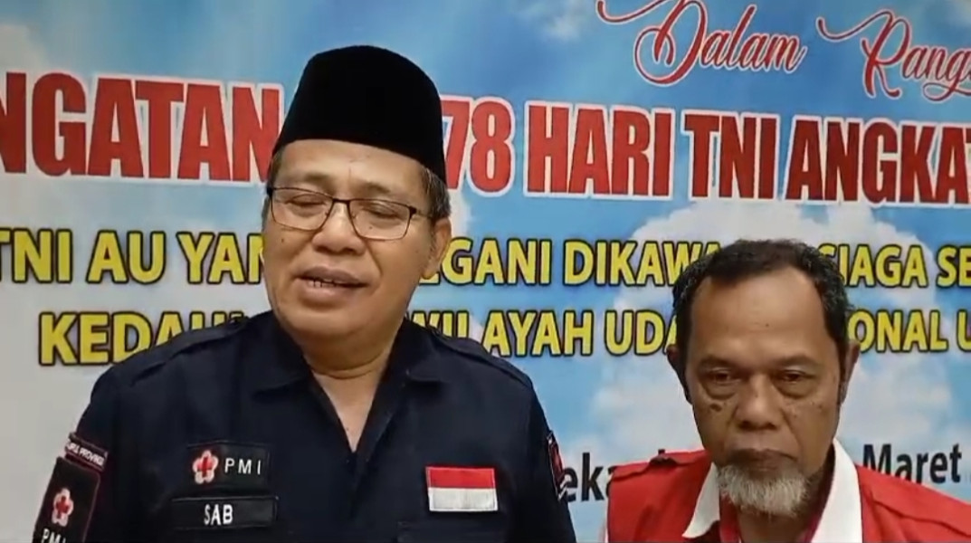 Ketua PMI Riau Apresiasi Giat Donor Darah TNI AU Lanud Roesmin Nurjadin.