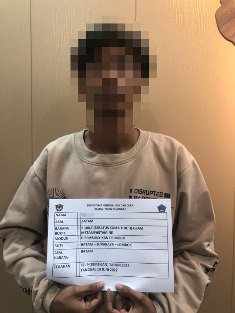 Dukung Hari Anti Narkoba Internasional, Bea Cukai Batam Kembali Amankan Sabu-Sabu