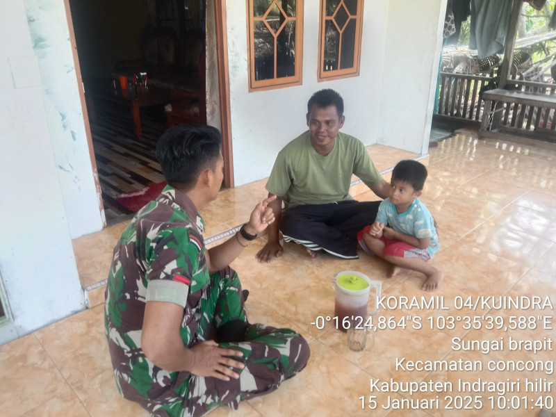 Babinsa Renaldy Pradina: Komsos untuk Masyarakat yang Harmonis