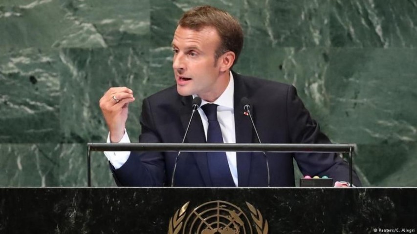 Macron Pidato Berapi-api di PBB, Tolak Nasionalisme ala Trump