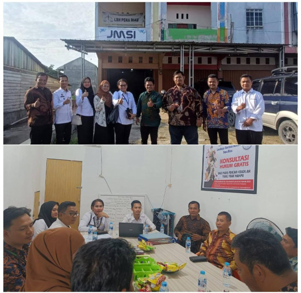 Kanwil Kemenkumham Riau Kunjungi LBH Pena Riau, Ini Tujuannya