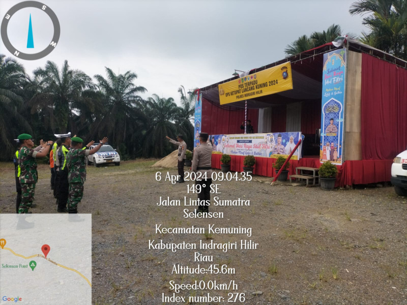 Danramil 09/Kmg Turun Untuk Pemantauan Mudik Lebaran 2024