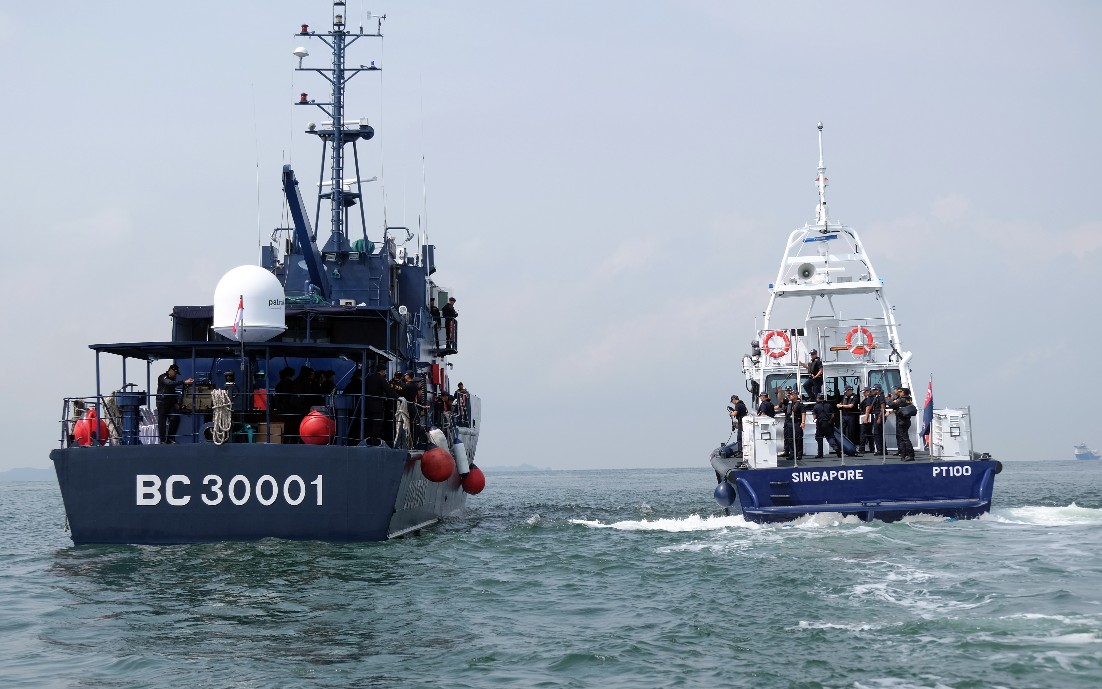 Bea Cukai Bersama Singapore Police Coast Guard Lakukan Patroli Perbatasan