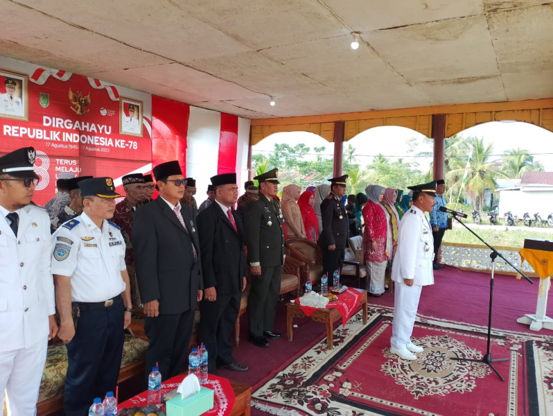 Upacara Peringatan Detik-Detik Proklamasi Kemerdekaan Republik Indonesia ke 78 Kecamatan Kuindra 17 Agustus 2023