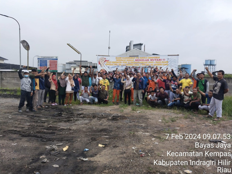 Tolak Dimutasi, Puluhan Karyawan PT Bayas Bio Fuels Ancam Lakukan Aksi Demontrasi