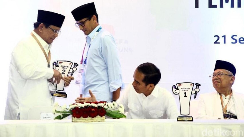Perang Kubu Jokowi Vs Prabowo Setelah Dapat Nomor Urut 1