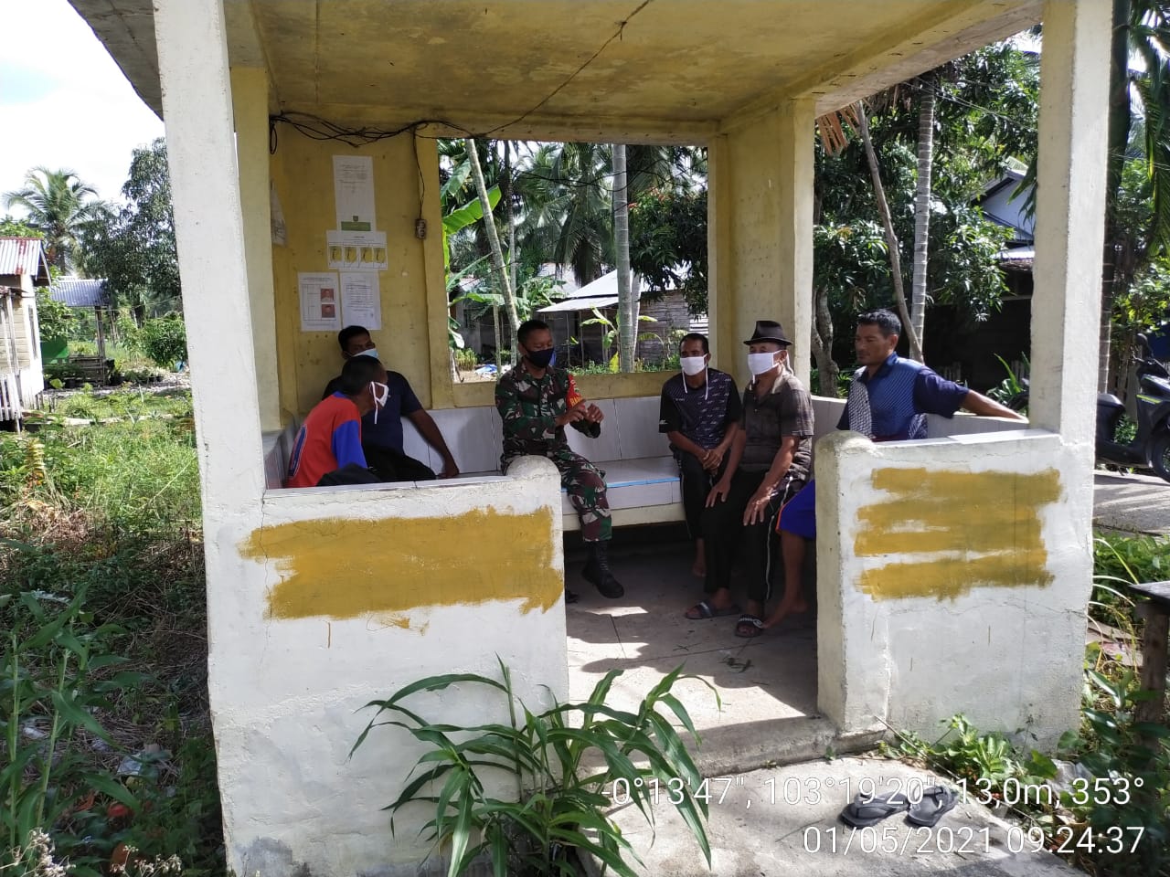 Serda P Sitompul di Suasana Ramadhan Gencar Komsos Protokol Kesehatan