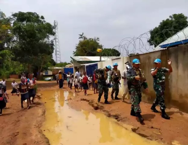 Pasukan Garuda Satgas TNI RDB Selamatkan Staf dan Aset UN di Nyunzu Afrika