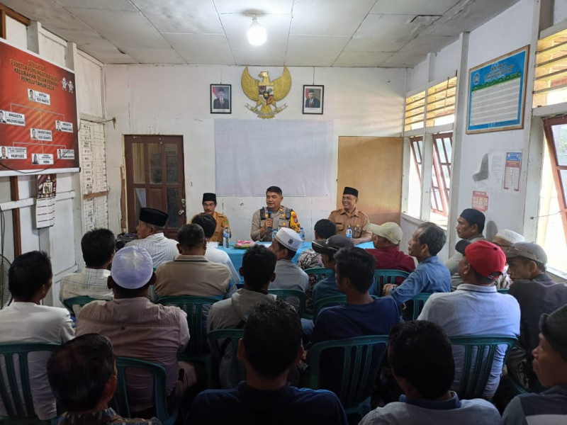 Konsisten, Kapolsek Gas Terus Ajak Seluruh Lapisan Masyarakat Wujudkan Pilkada Damai