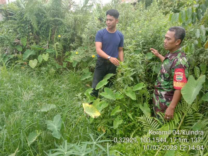 Cegah Kebakaran, Babinsa Koramil 04/Kuindra Terus Lakukan Patroli Rutin dan Sosialisasi Karlahut