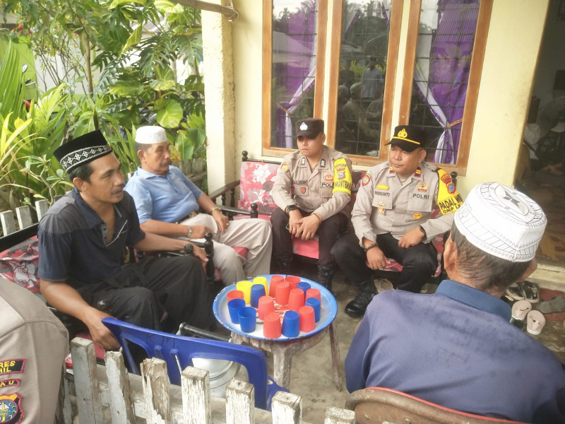 Gandeng Tokoh Masyarakat, Kapolsek Gaung Cooling System Pilkada Damai