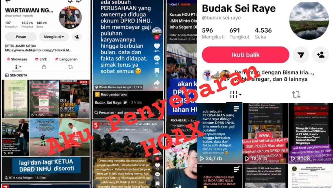 Perkebunan PT SBP di Sungai Raya dan Sekip Hilir Diduga Tak Berizin, Ketua DPRD Inhu: Saya Jadi Sasaran Fitnah