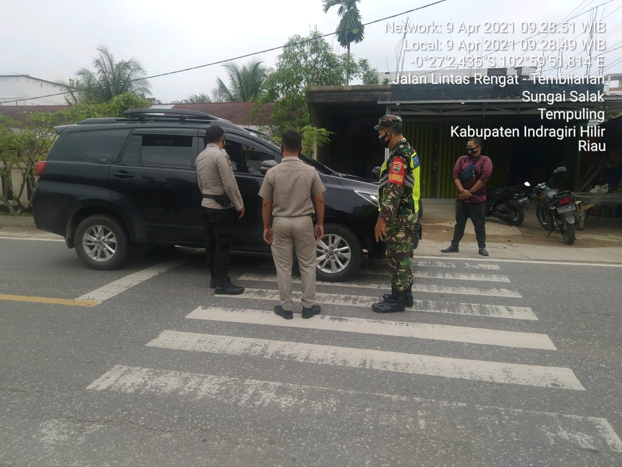 Koramil 03/Tempuling Terus Lakukan PDMPK Guna Percepat Putus Mata Rantai Covid-19
