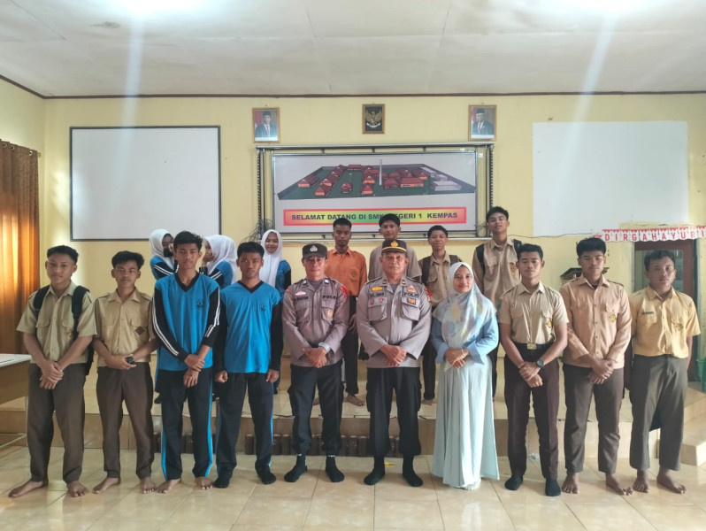 Polsek Kempas Sosialisasi Penerimaan Polri 2025 Jalur Bakomsus Pertanian