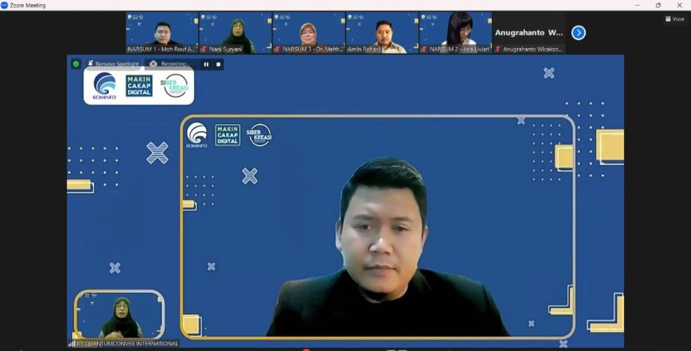 Tampil Jadi Narasumber, Moh Rouf Azizi Bahas Perlindungan Data Pribadi saat Melakukan Pinjol