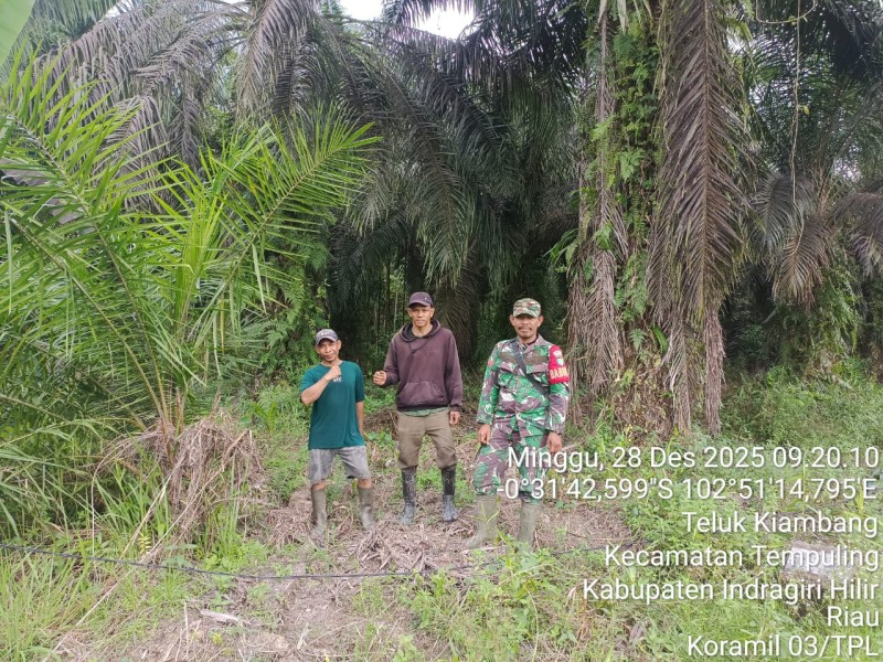 Patroli Tapal Batas, Wujud Kepedulian Koramil 03/Tempuling