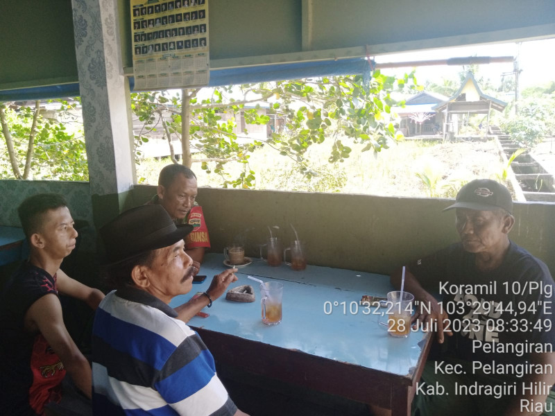 Koramil 10/Pelangiran Terus Jaga Ketertiban dan Keamanan Wilayah Demi Kenyamanan Lingkungan