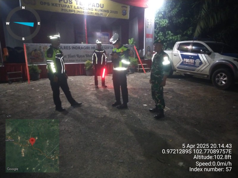 Koramil 09/Kemuning Siap Amankan Hari Raya Idul Fitri 2025 dengan Pos Pengamanan