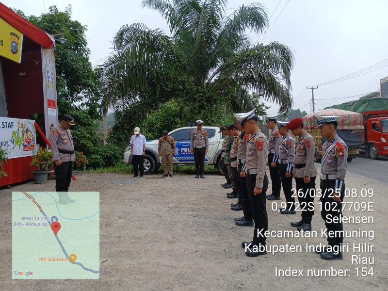 Operasi Ketupat 2025 Polres Inhil di Kemuning Meningkatkan Rasa Aman Masyarakat