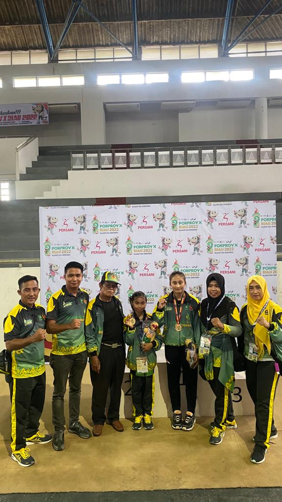 Dua Medali Emas di Sumbangkan Cabor Senam Pada Porprov X di Kabupaten Kuansing 