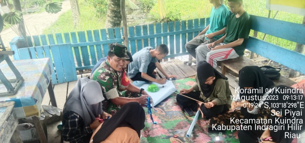Ciptakan Hubungan Erat, Babinsa Koramil 04/Kuindra Terus Lakukan Yang Positif di Wilayah
