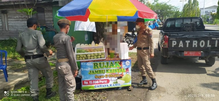 Demi Ketertiban Umum, Satpol PP Inhil Lakukan Pengawasan Terhadap PKL