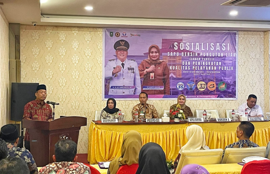 Pemkab Meranti Sambut Baik Sosialisasi Saber Pungli Bapenda Riau