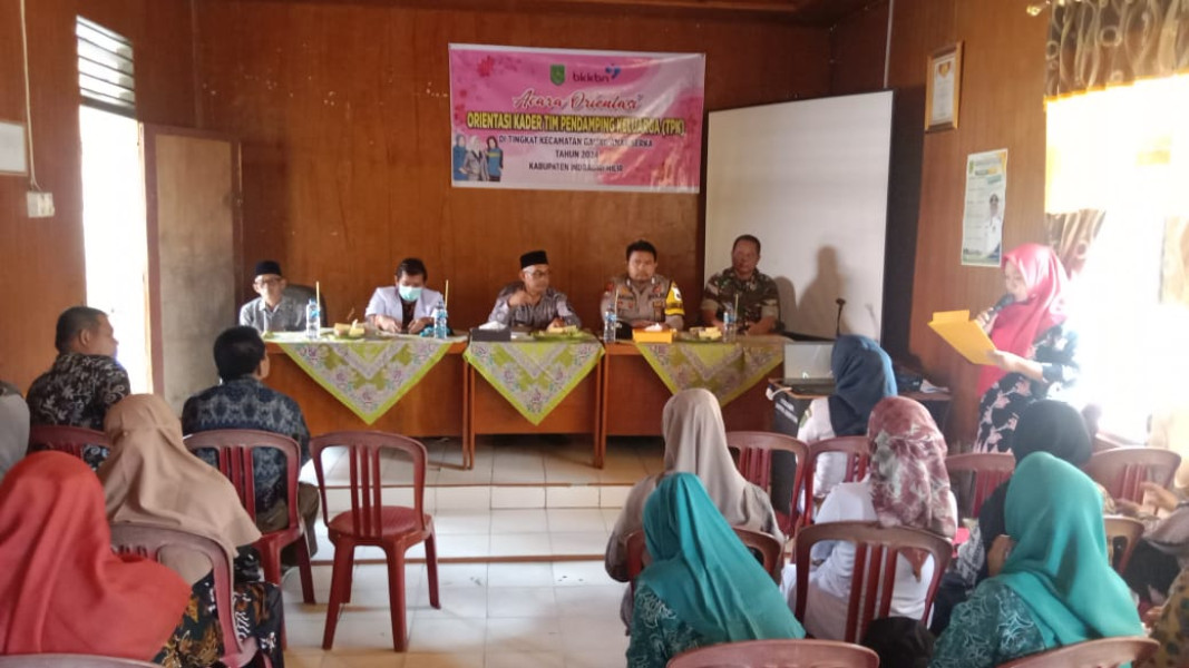 Berikan Pelatihan, Danramil 05/Gas Dampingi Orientasi Kader TPK TK Kecamatan Gas