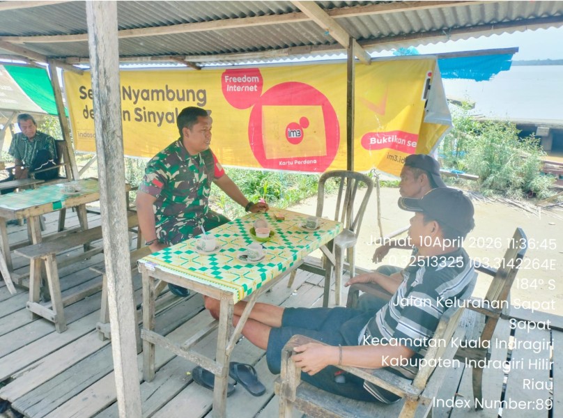 Babinsa Koramil 04/Kuindra Gencar Lakukan Komsos Pererat Hubungan Bersama Warga Binaan