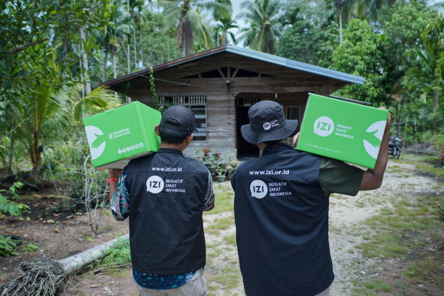 IZI Riau Salurkan Paket Ramadhan di Daerah Wilayah 3T Kepulauan Meranti