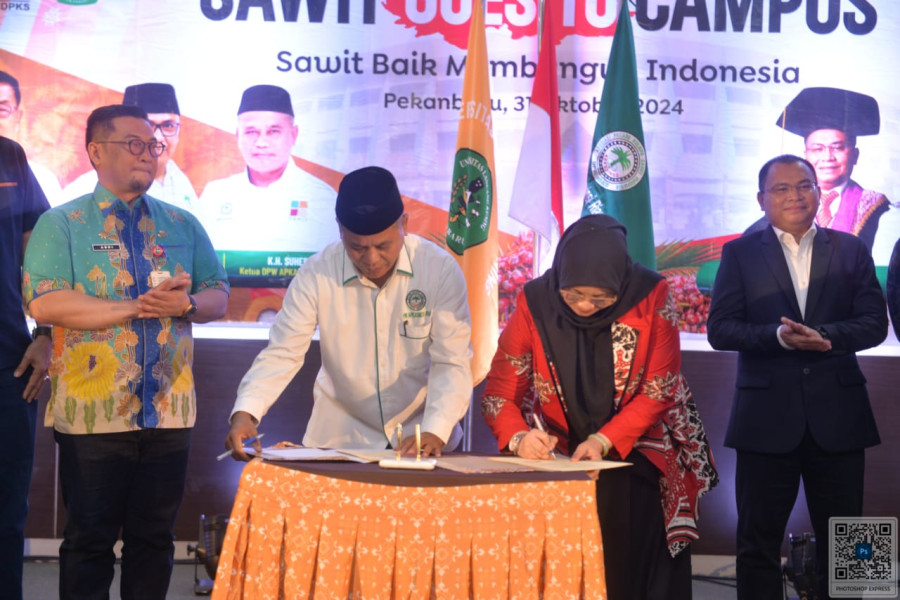 Apkasindo Buka Wawasan Mahasiswa Riau, Sawit Penting untuk Pembangunan