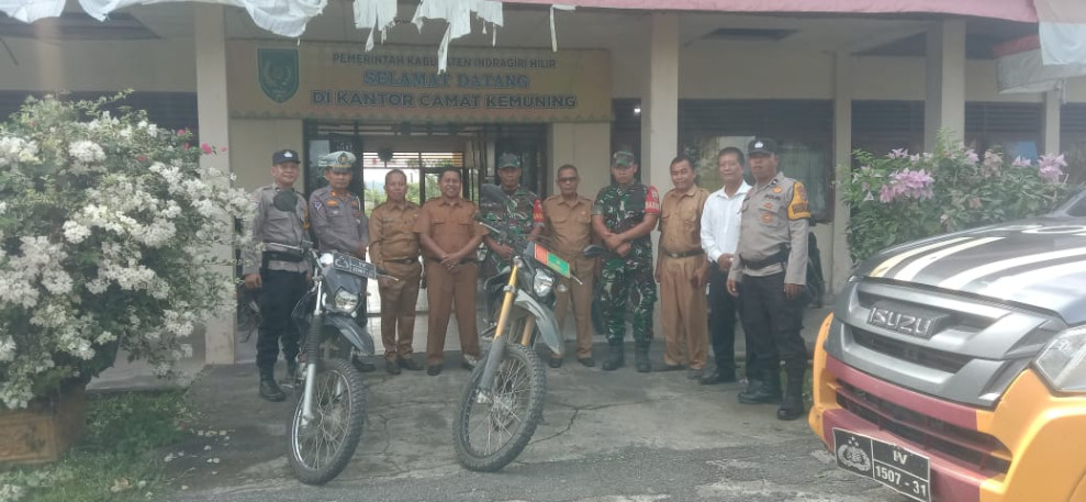 Danramil 09/Kmg Bersama Rombongan Lakukan Patroli Kamtibmas Menjelang Pilkada 2024