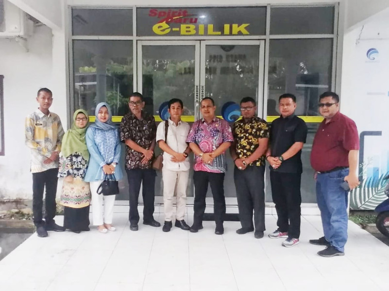 Diskominfo Pers Inhil Terima Kunjungan Perwakilan DPRD Tanjung Jabung Barat