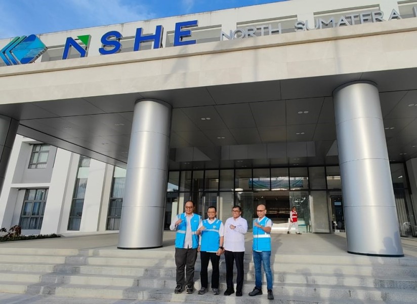 Direksi PLN Tinjau Progres Pembangunan PLTA Batang Toru